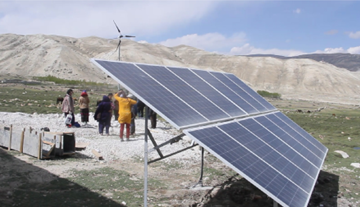Design, Supply, Delivery, Installation of Solar PV Mini Grid System with Wind Hybrid System at Upper   Mustang, Chumjung