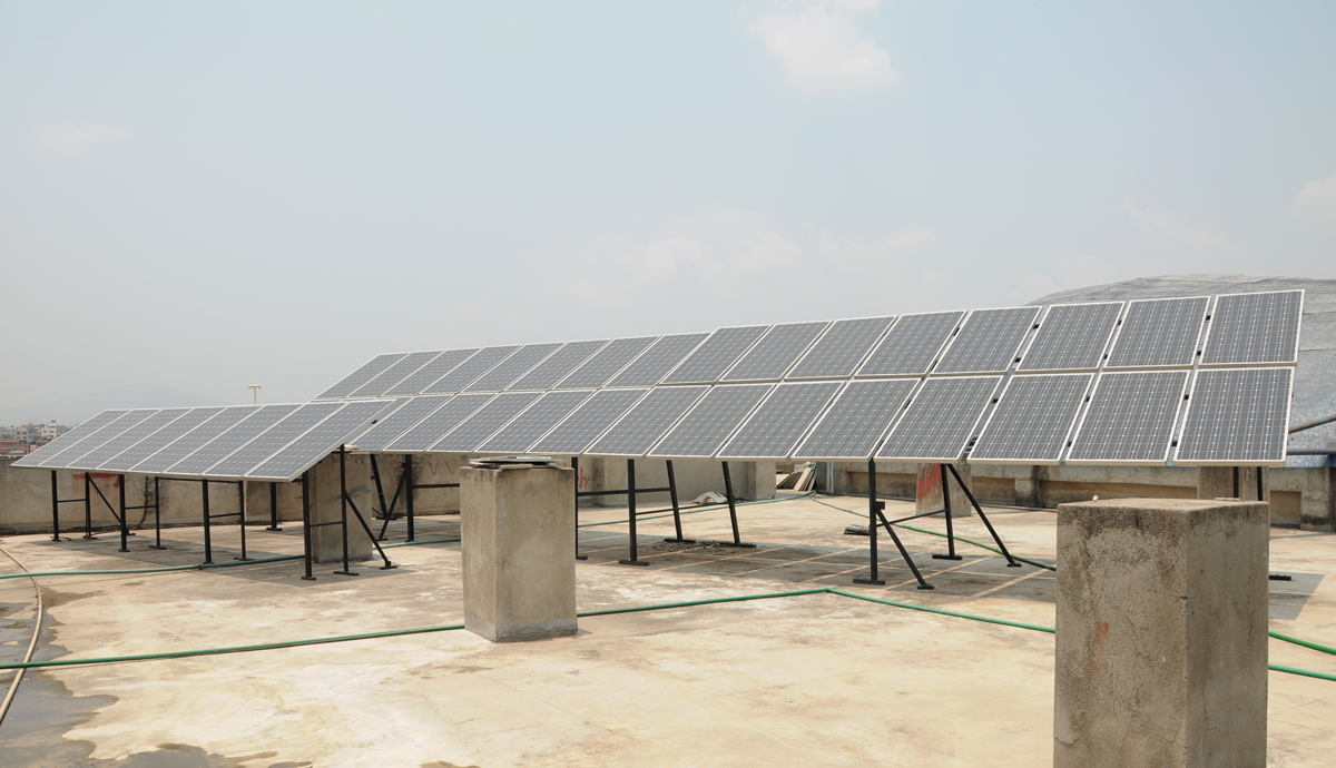 35 kW Grid tied Solar PV System at AITM, Khumaltar